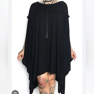 Foxblood oversized tunic